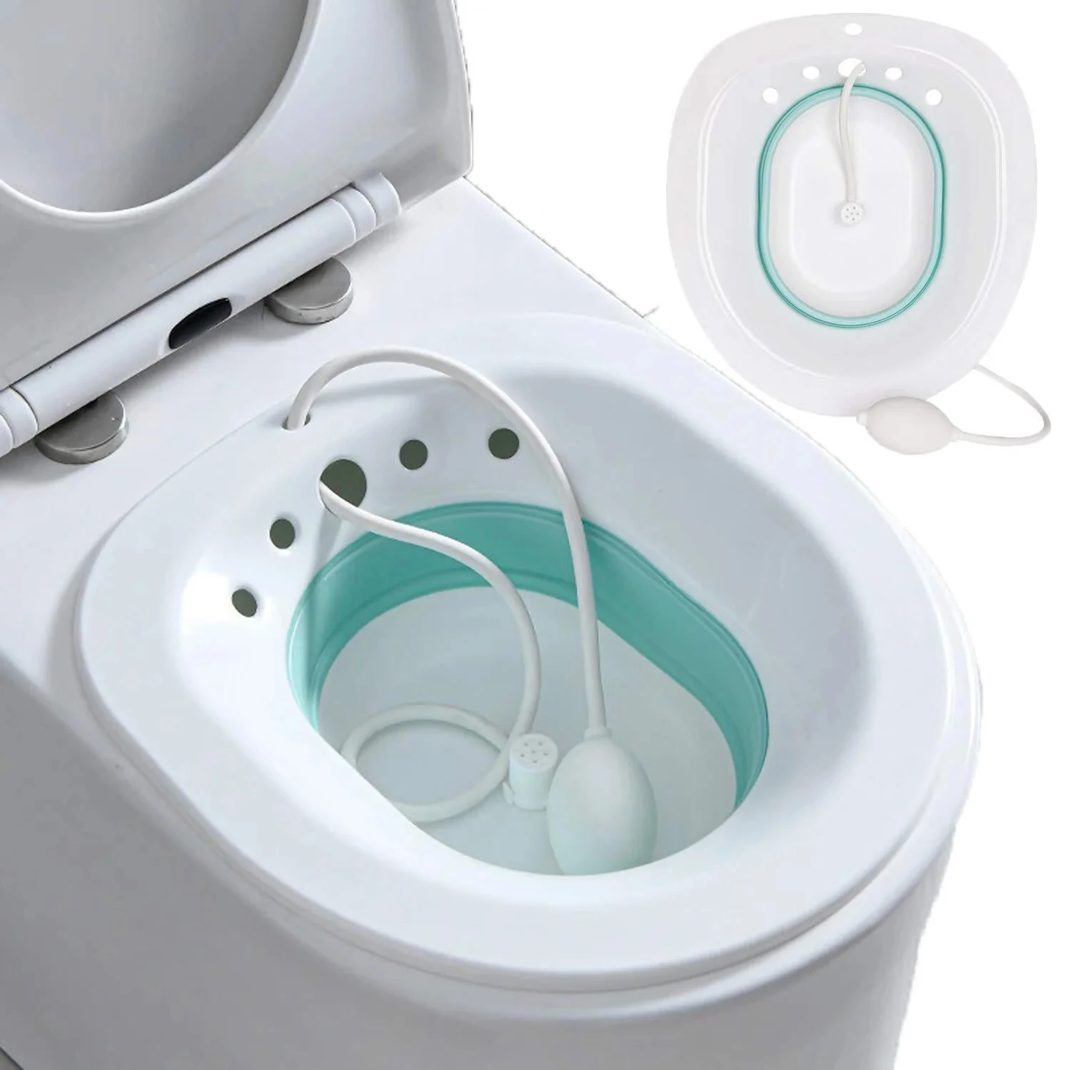 WC pieghevole Lavabo per allattamento Maternità Donne incinteBidet Glutei privati Sedile per sciacquone Comodo sollievo dal dolore Sicuro e igienico