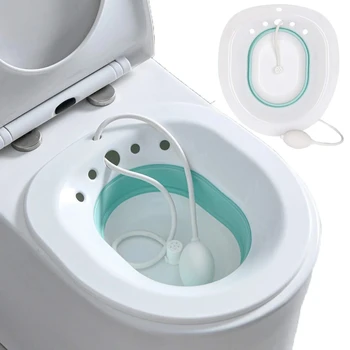 WC pieghevole Lavabo per allattamento Maternità Donne incinteBidet Glutei privati Sedile per sciacquone Comodo sollievo dal dolore Sicuro e igienico