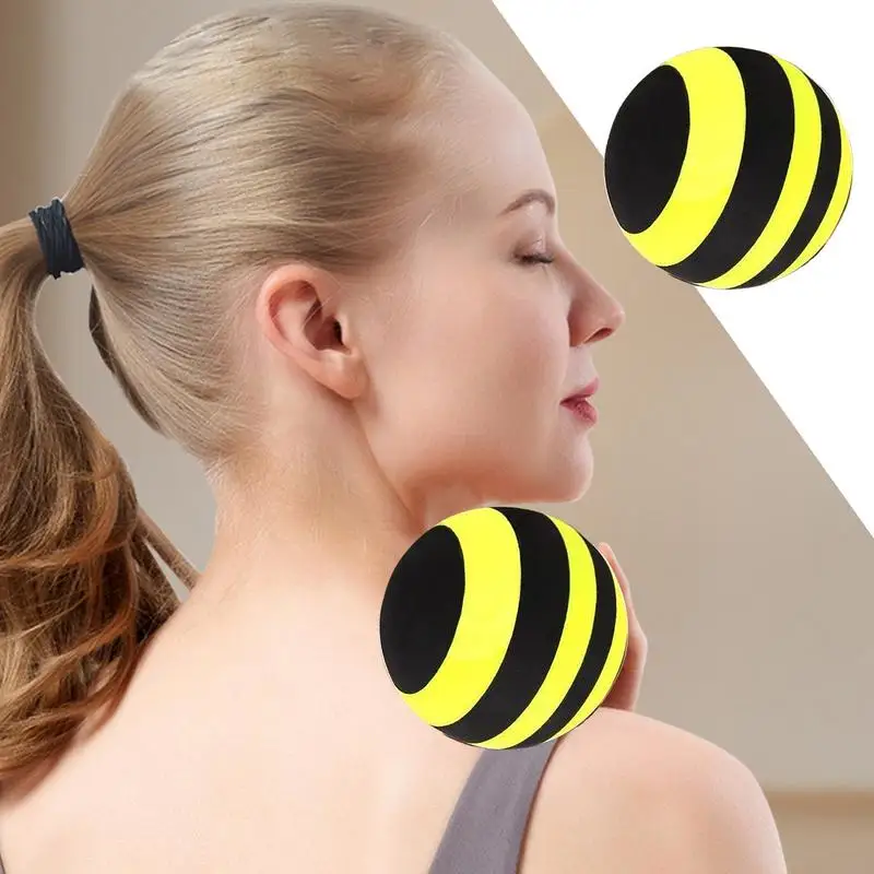 Fitness Massage Ball for Back Fitness Muscle Relaxation Massager Tool Portable Back Relaxation Massage Ball for Neck