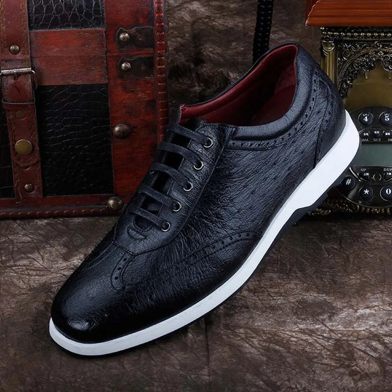 Рисунок 4 - Мужская обувь из кожи страуса ourui