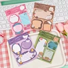 Lytwtw's-Cute Kawaii Animals Notes Notepad Cartoon Adhesive Memo Pad Office and School Supplies Stationery Sticker 4 Piece 3