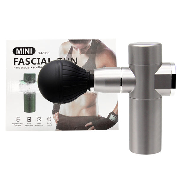 Muscle Massage Gun Electric Massager Mini Fascia Gun Pistol For Body Neck Back Vibration Slimming Relaxation Pain Relief