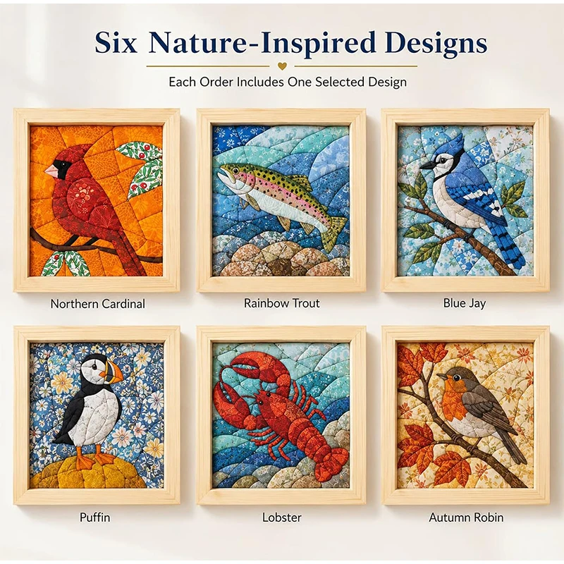 Creative Fabric Art Kit for Adults – DIY Christmas Wall Decor & Handcraft Kit