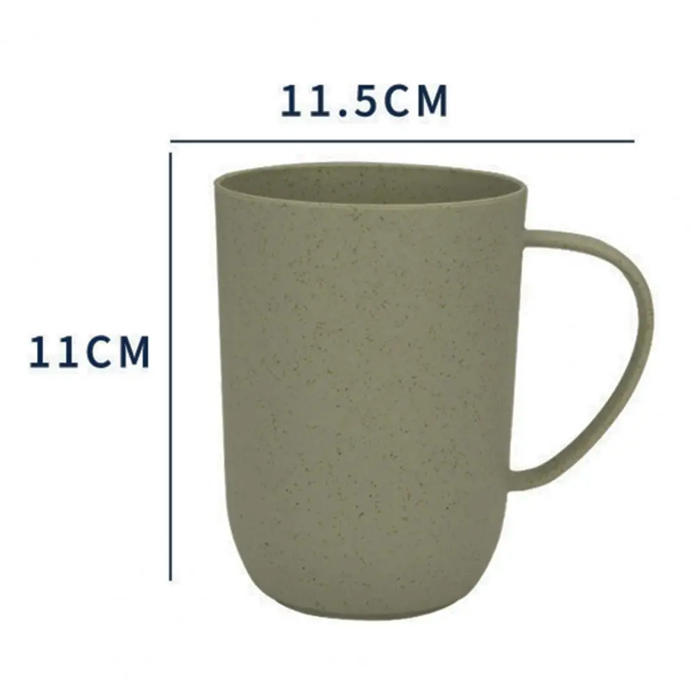 400ML Water Tumblers Bottle Round Mouth Pure Color Morning Cup Toothbrush Toothpaste Holder Washing For Home Bathroom Accessory