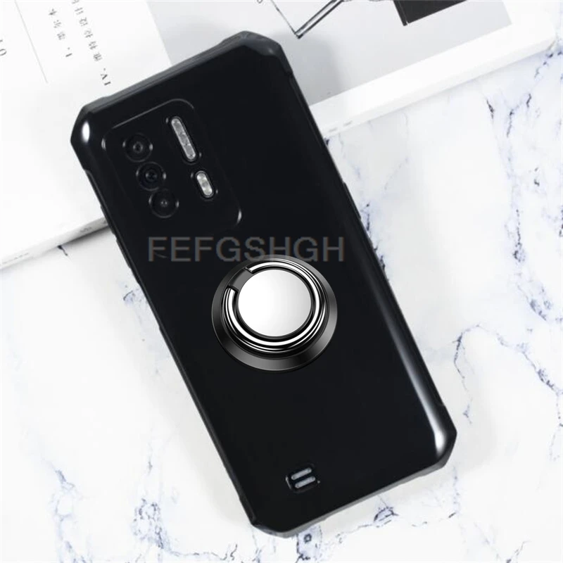 Durable Finger Ring Soft TPU Silicone Phone Case Cover