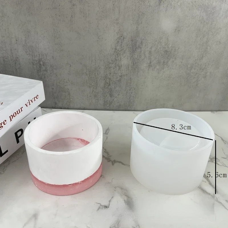 Silicone Mold Large Medium Small Round Flower Pot Mould Succulent Flower Pot Silicone Mold Concrete Plaster Vase Mould Resin Mold Decoration