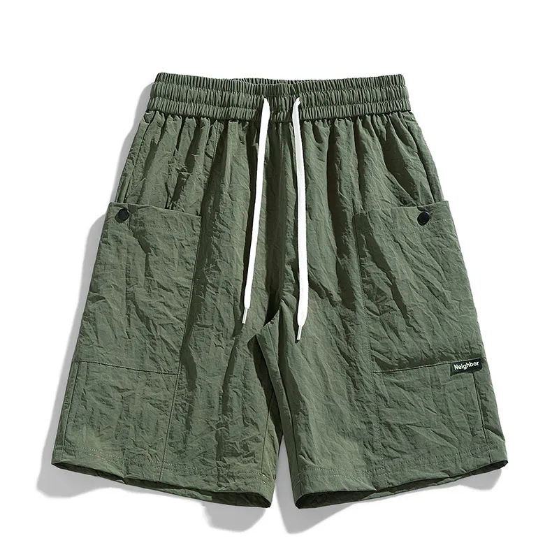 Herren Sommer Casual Strandshorts Übergroße 6XL 7XL 8XL Plus Size Schnelltrocknend Atmungsaktiv Leicht Locker mit Taschen Outdoor-Mode – Detail 14