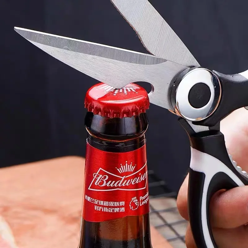 Multi Function Scissors Household Fish-killing Special Shears Roast Chicken and Duck Bones Large Stainless Steel