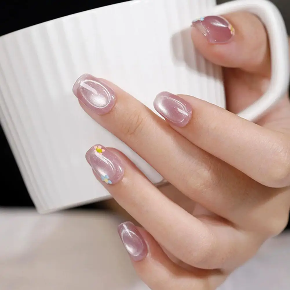 새로운 원형 캣아이 네일 마그넷 강력 네일아트 마그네틱 젤 폴리쉬 가이드 도구 DIY 마그네틱 네일 헬퍼 매니큐어 도구