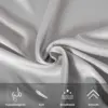 2Pcs  Queen Satin Silk Pillowcase Pillow Case Cover Home Bedding Smoothy Pillow Rectangle Bedding Pillow 3