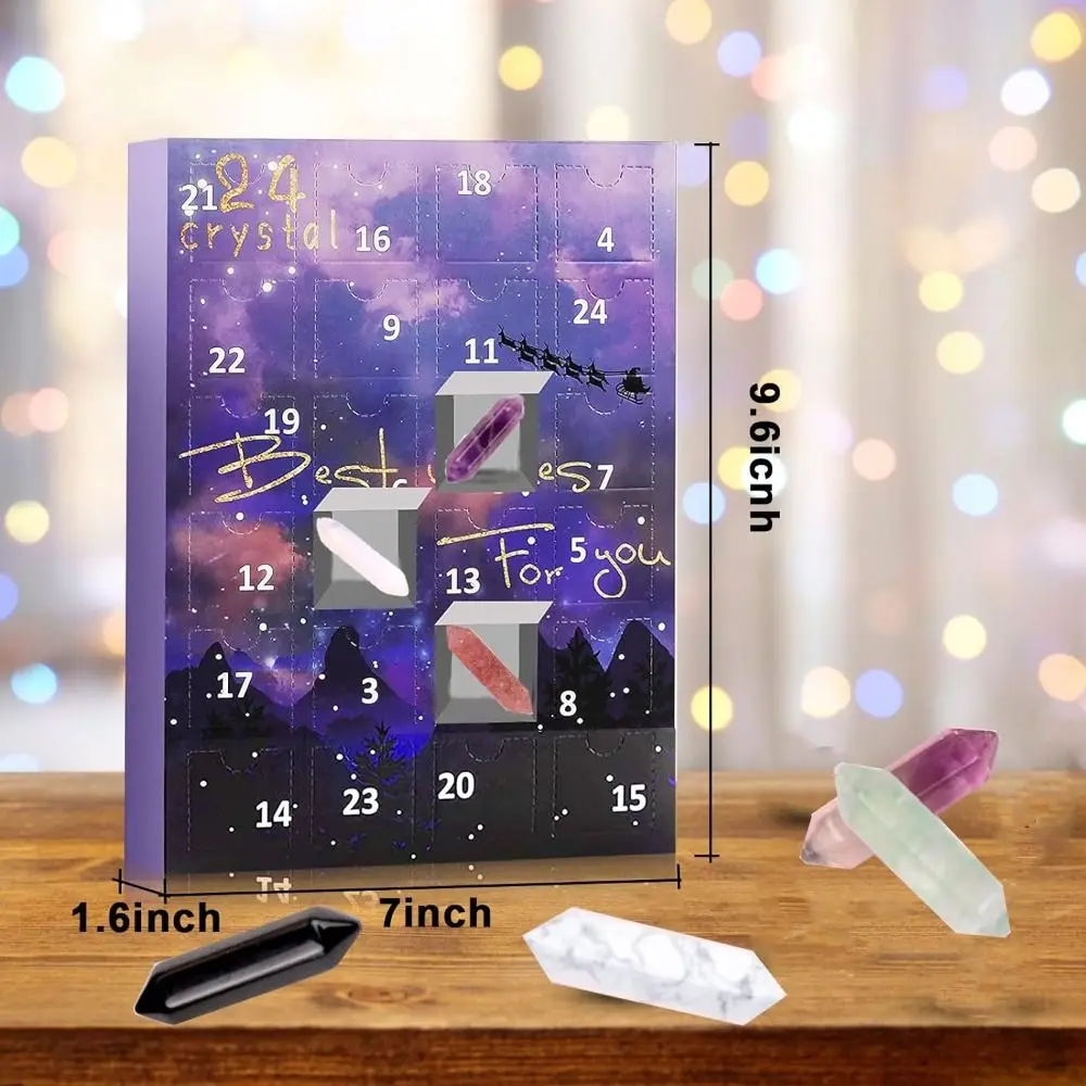 Stone Collector Crystals Advent Calendar Minerals Stone Christmas Advent Calendar Rocks Healing Crystal