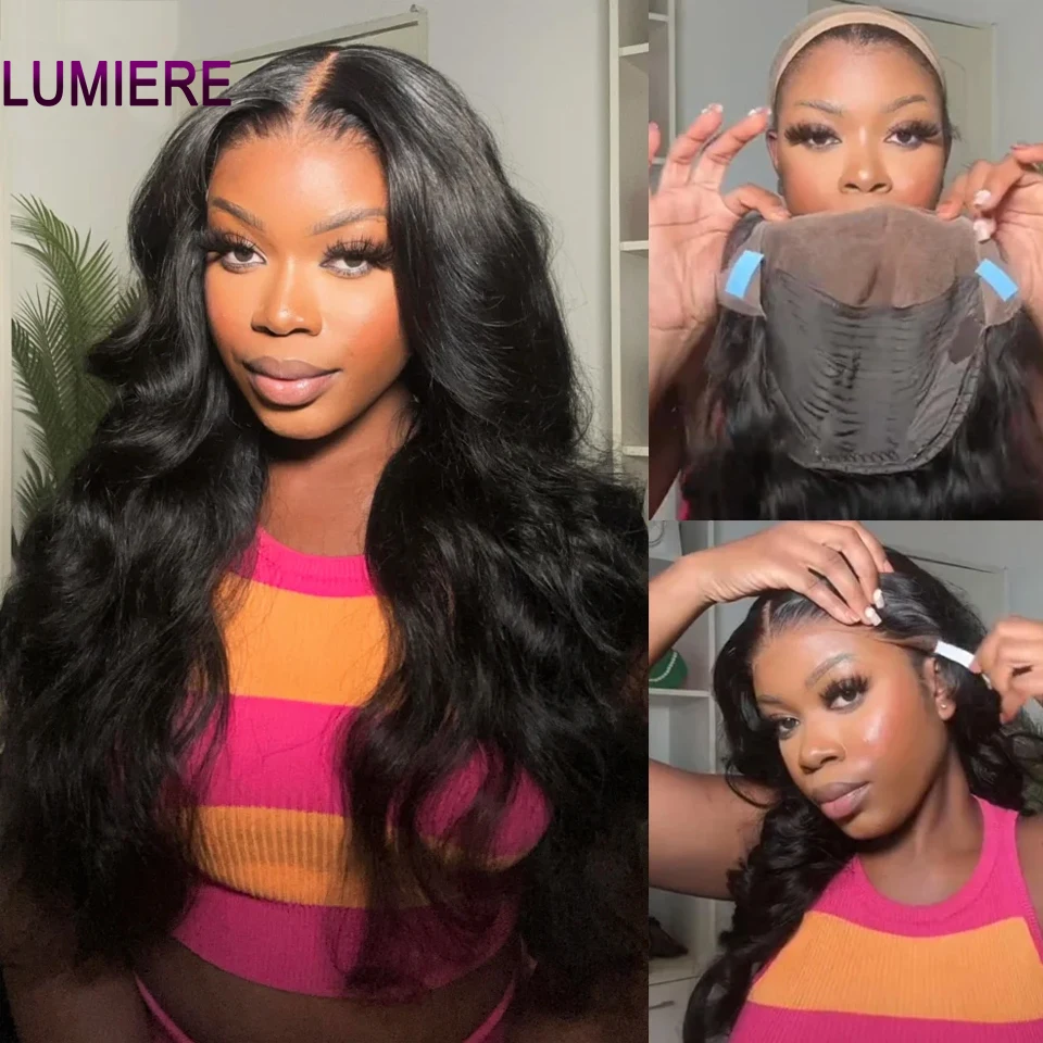 

Lumiere 13x4 HD Transparent Body Wave Lace Front Wig Brazilian Body Wave Ready To Wear 4x4 Lace Closure Glueless Wig For Women