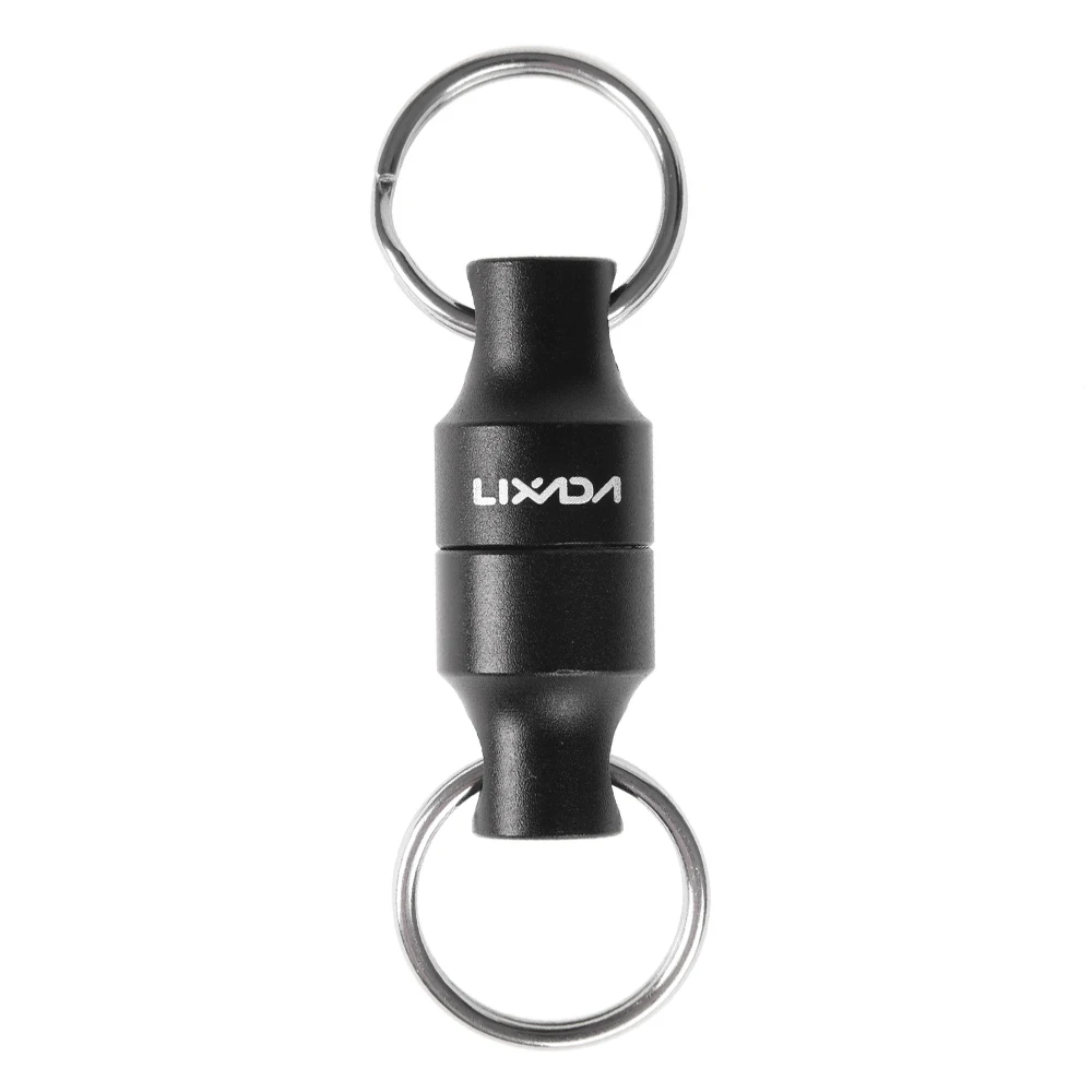 Lixada Fly Fishing Magnetic Net Release Holder Keeper Magnet Clip Landing Net Connector with Coiled Lanyard