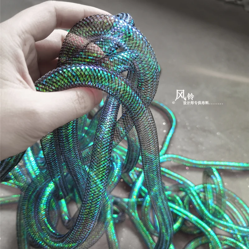 Elastic Hollow Green Tube For Modelling design DIY Craft Supplies Bag Stage Sewing Clothes Decor Designer Accessories Materials