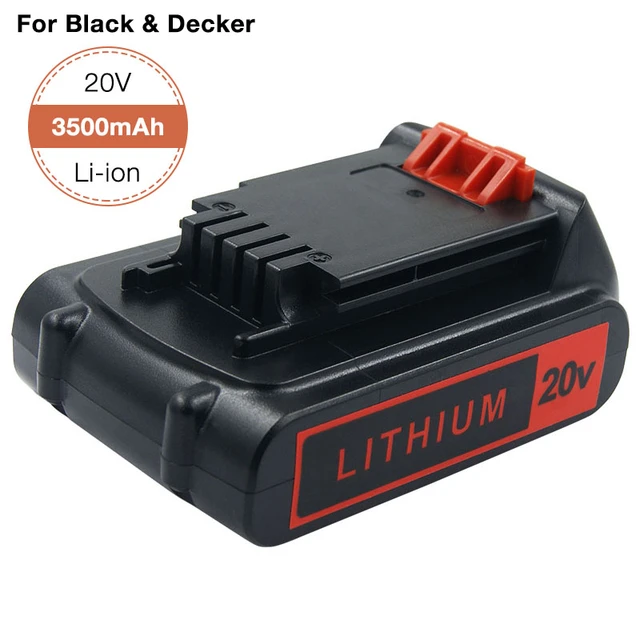 BLACK+DECKER 20-Volt 2 Ah Lithium Ion (li-ion) Battery in the Cordless  Power Equipment Batteries & Chargers department at