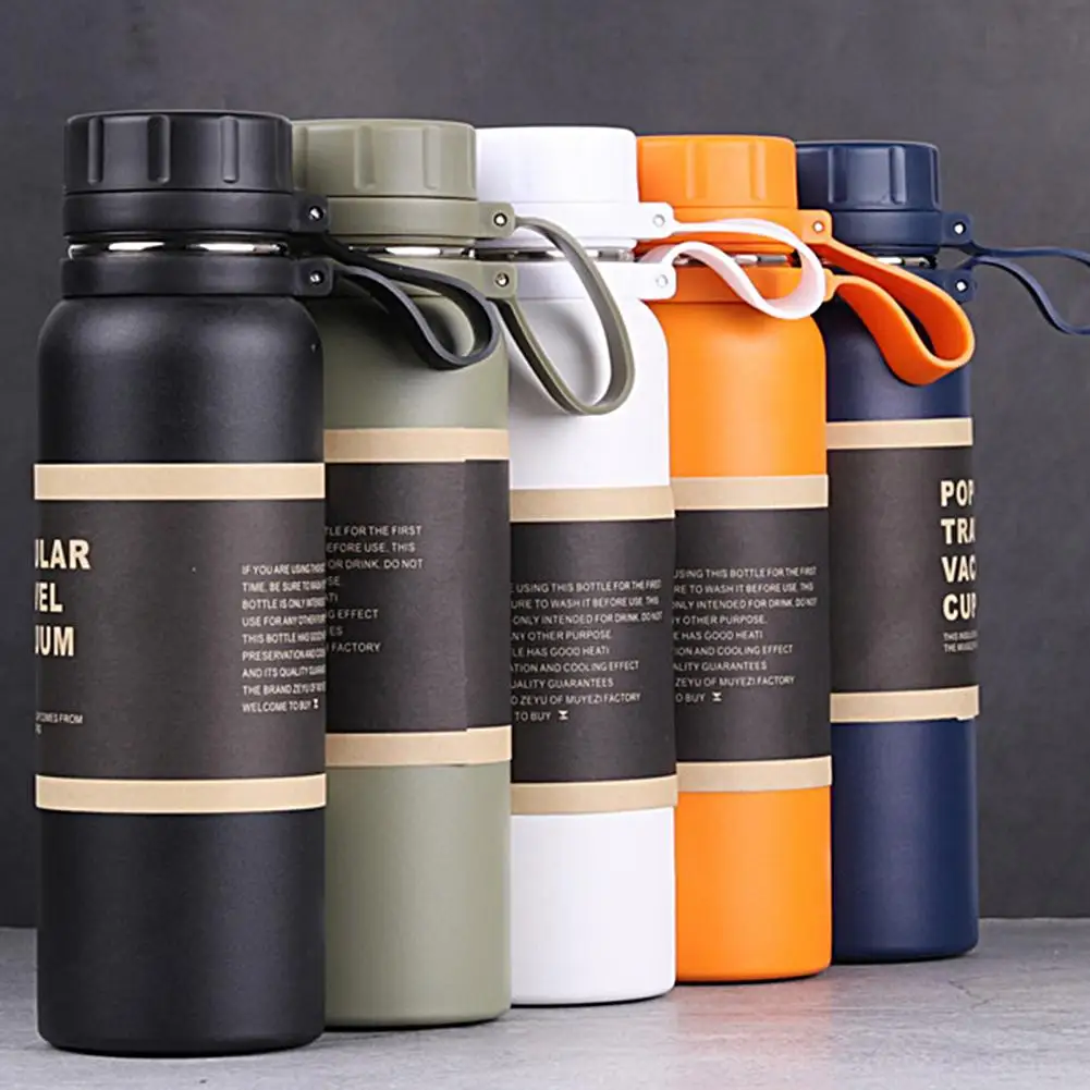 Botella de vacío de acero inoxidable, termo aislado de doble capa para agua, 650/850/1100ML - Image 2