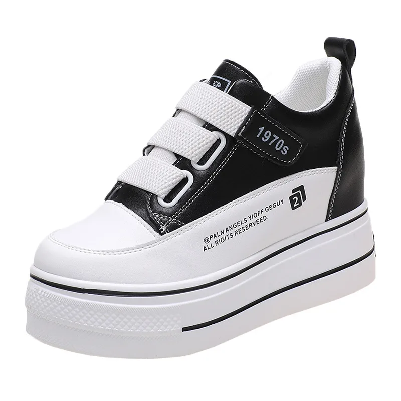 

New Inner Heightening Casual Board Shoes Thick Sole Heightening Sports Shoes Skateboard Shoes Outdoor Commuting Women's Sneakers