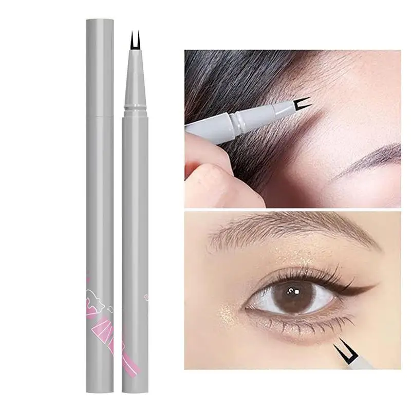 

Double Tip Lower Eyelash Pencil Eyeliner Pencil Liquid Smudge Proof Waterproof Long Lasting Sweat Proof Double Tip For Women