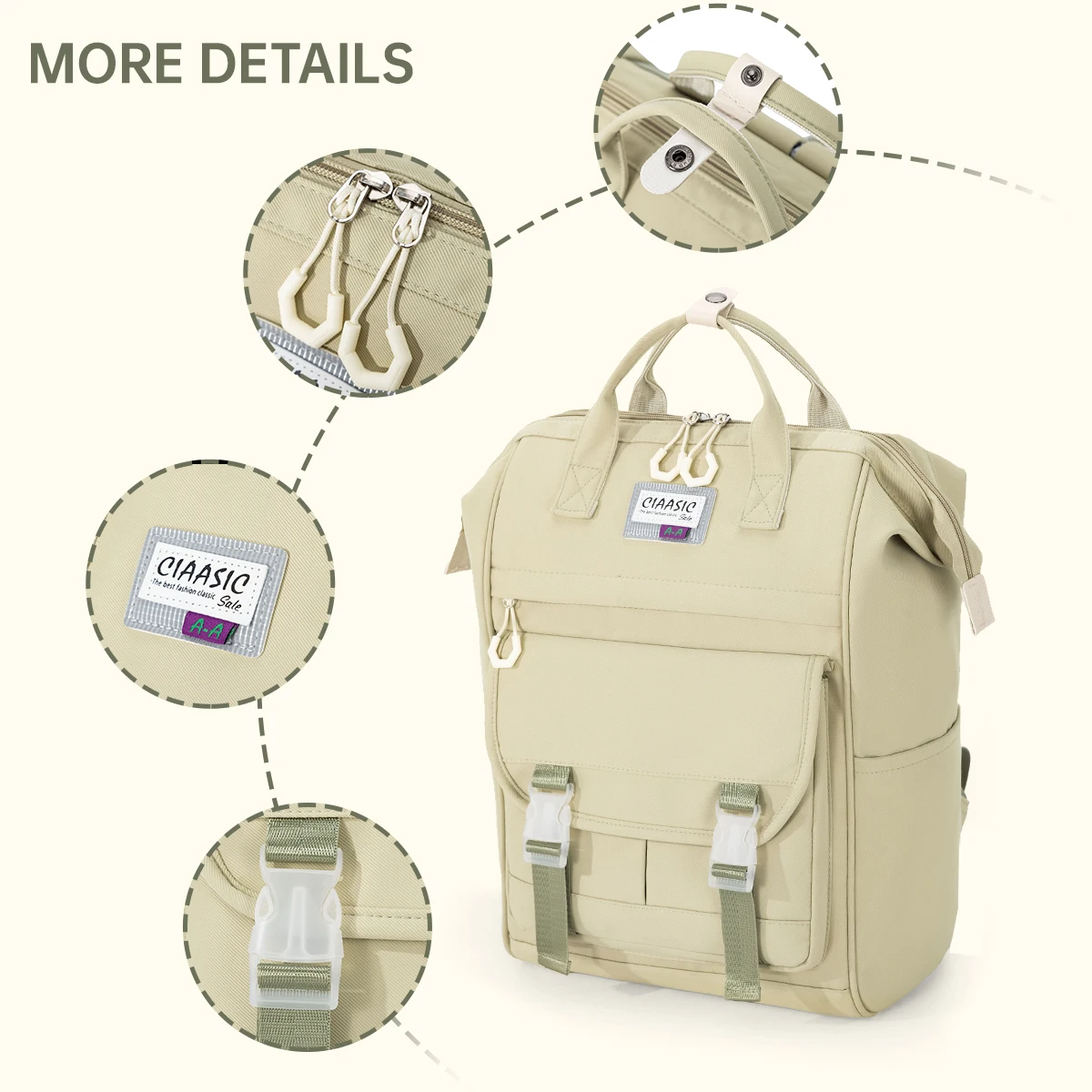 Schoolbags for Female High School Students, Junior High School Students, Middle School Students, Large-Capacity Load-Reducing Spine-Protecting Waterproof Backpacks for Primary School Students in Grades 3-6