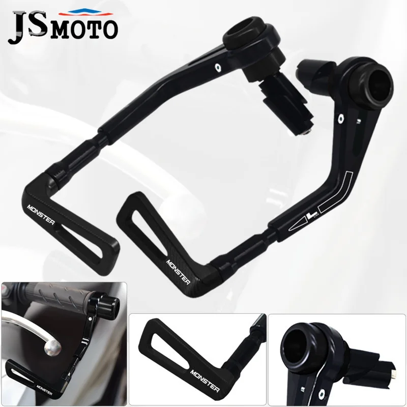 

For Ducati Monster 821 695 696 797 1100 1100S 1200 1200S Motocycle Handlebar Grips Brake Clutch Levers Guard Protector Handguard