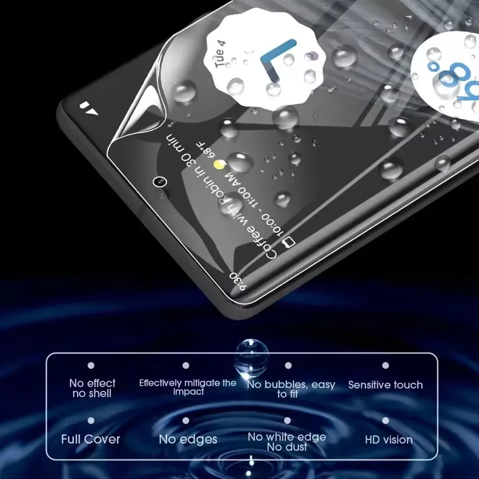 3-Pack Hydrogel Screen Protector Film