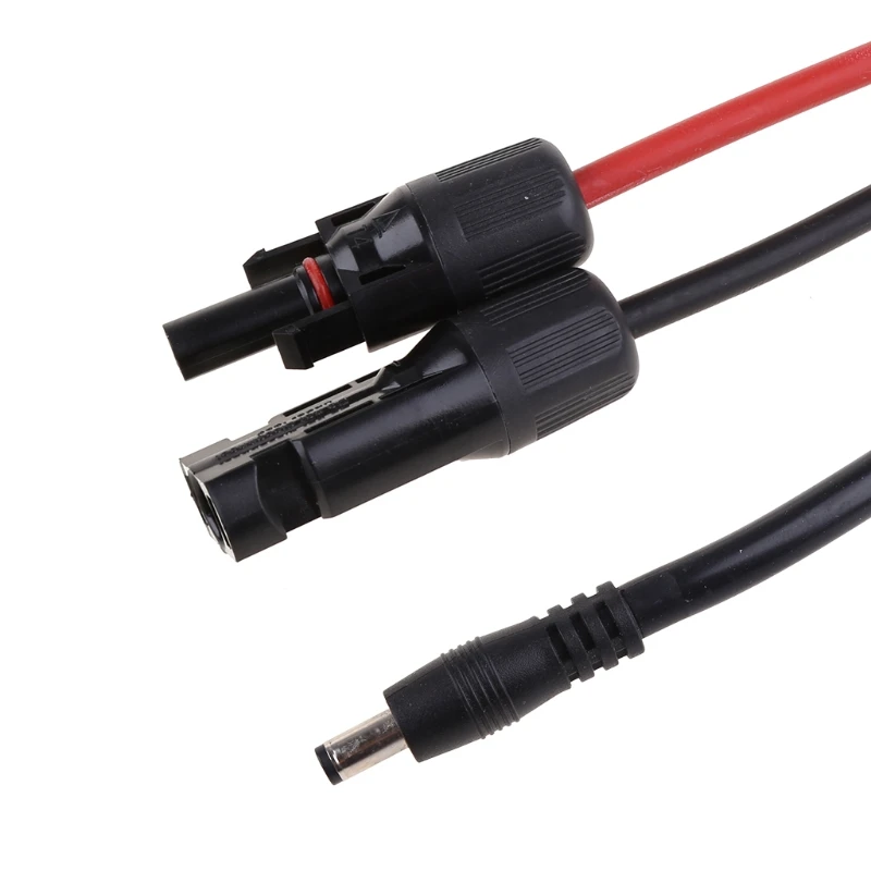 DC5521 Solar Panel Connector Solar Inverter Connector Power Supply 5.5x2.1mm Plug Adapter Cable 0.5m 14AWG Adapter