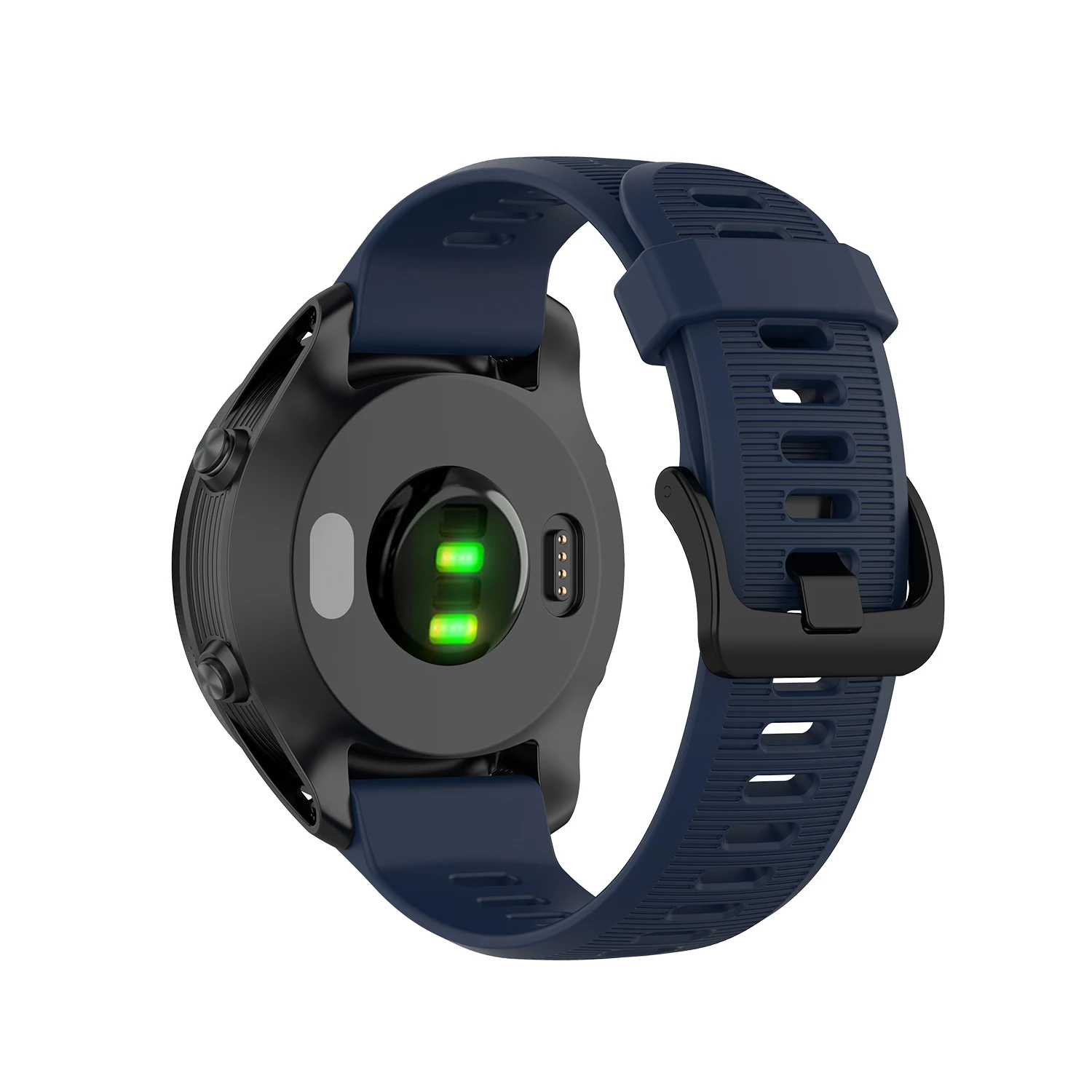 22mm Premium Silicone Watch Strap - Replacement Wristband in Classic Bracelet Design