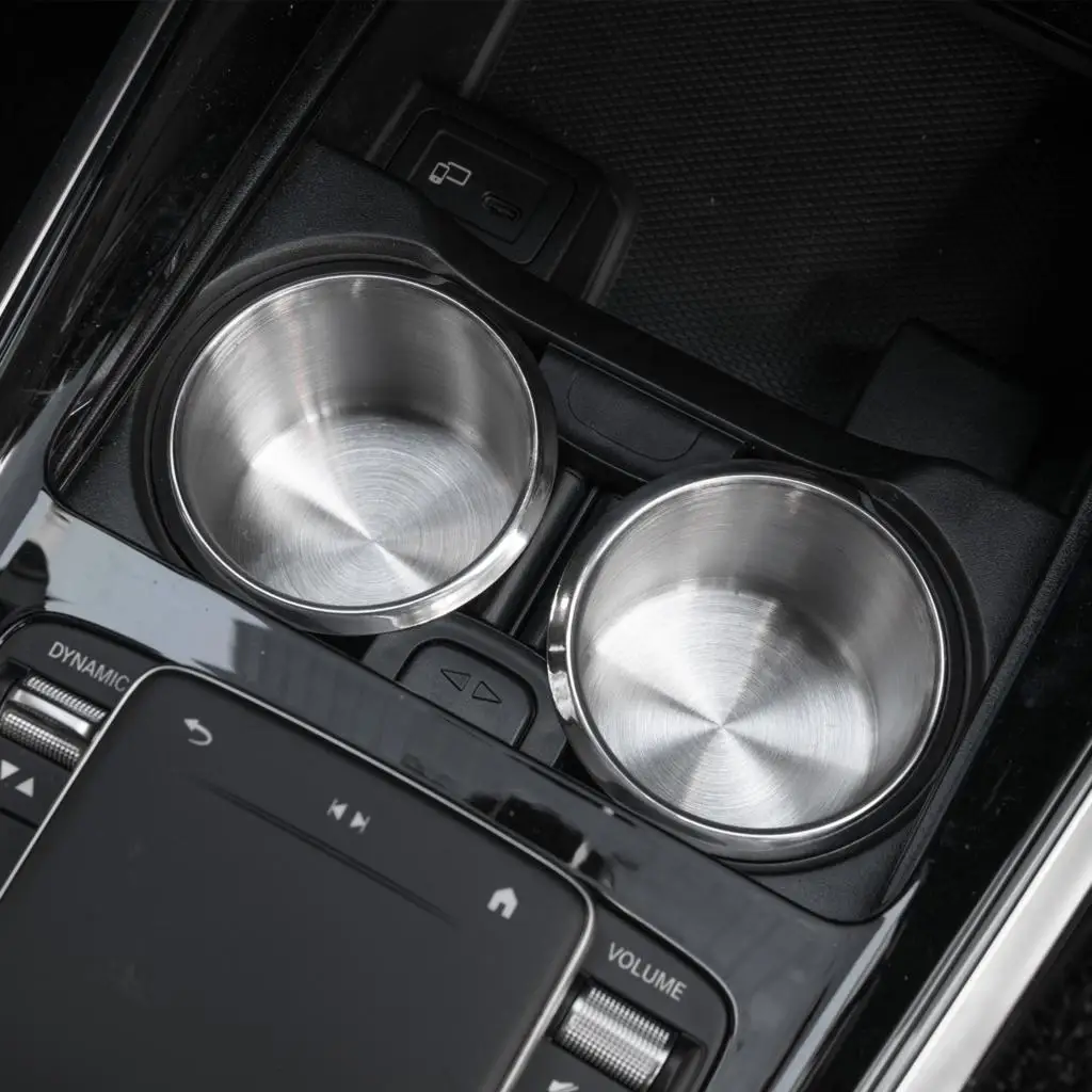 Portabevande In Acciaio Inox ISURE MARINE Per Barca Camper Auto - Diametro 85mm Profondità 86mm