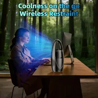 Ventilateur rafraîchisseur d'air portable Yanace avec écran LED, climatiseur personnel silencieux pour la maison, le bureau, le camping, refroidissement rapide, refroidisseur évaporatif économe en énergie 5