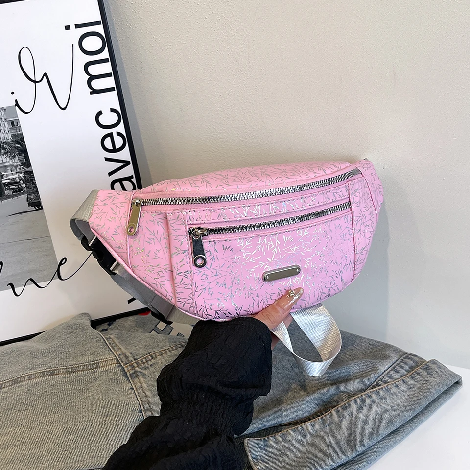 Nette Fanny Pack Mode Reise Schulter Geldbörse Gürtel Tasche Frauen Taille Tasche Gürtel Tasche Weibliche Banane Tasche Handy Tasche Bauch Taschen Fall – Detail 17