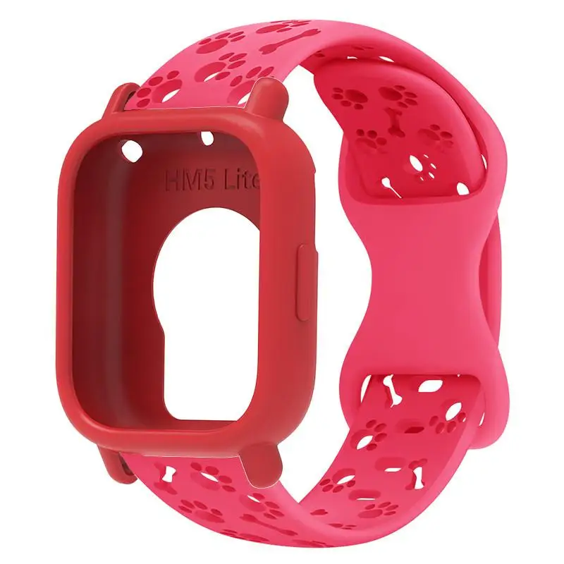 Silicone Sport Strap with Protective Case