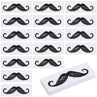 50pcs Wax Nose Hair Removal Kit Mustache Waxing Stickers Fake Depilation Mustache Stickers Hair Removal Protective Faceepilating 1