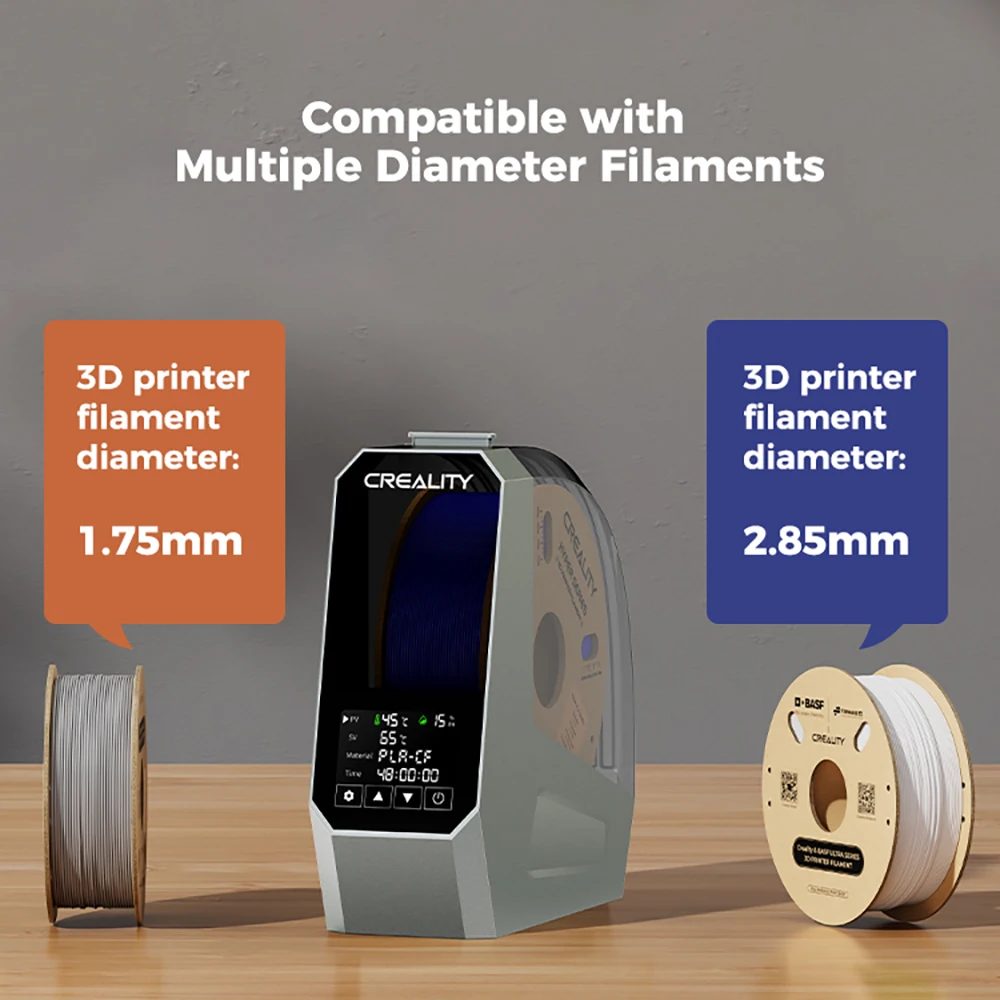 Creality 3D Printer Space π Filament Dryer Box Filament Dry Box 3D Filament Storages Fast filament selection, efficent drying