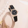 Classic Women's Casual Quartz Leather Band Strap Watch New Round Analog Clock Wrist Watches Designer Watches 4