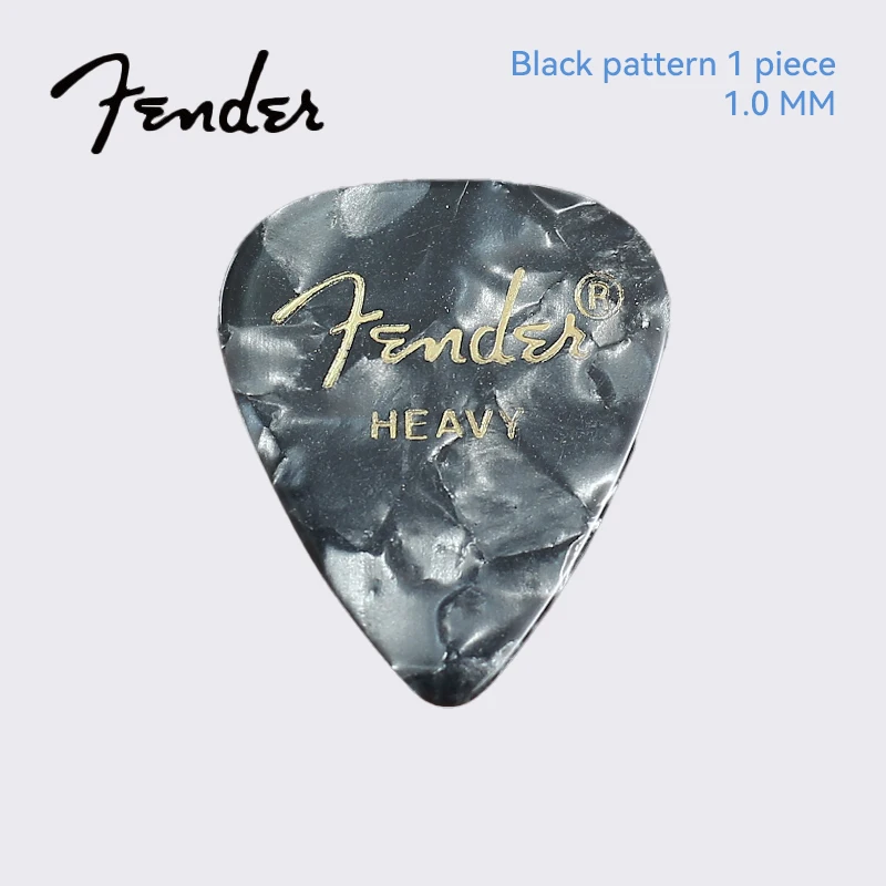 6 Pcs Fender Celluloid Guitar Picks Mediator Thickness 0.46 0.71