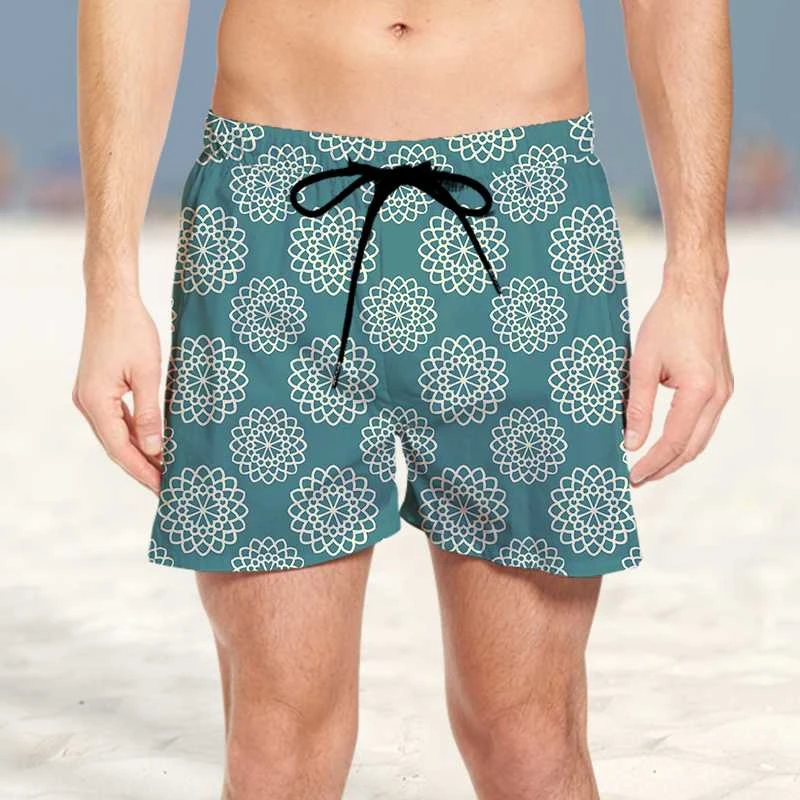 

Fashion Beach Pants 3D Printing Pattern Shorts Men's Outdoor Leisure Sports High Quality Quick-drying Beach Pants Men Gym Shorts