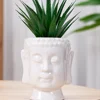 Ceramic Flowerpot Bonsai Container Chime Vases Yoga Figurine Succulent Pots Plant Buddha Ornament Zen Style Bowl 3