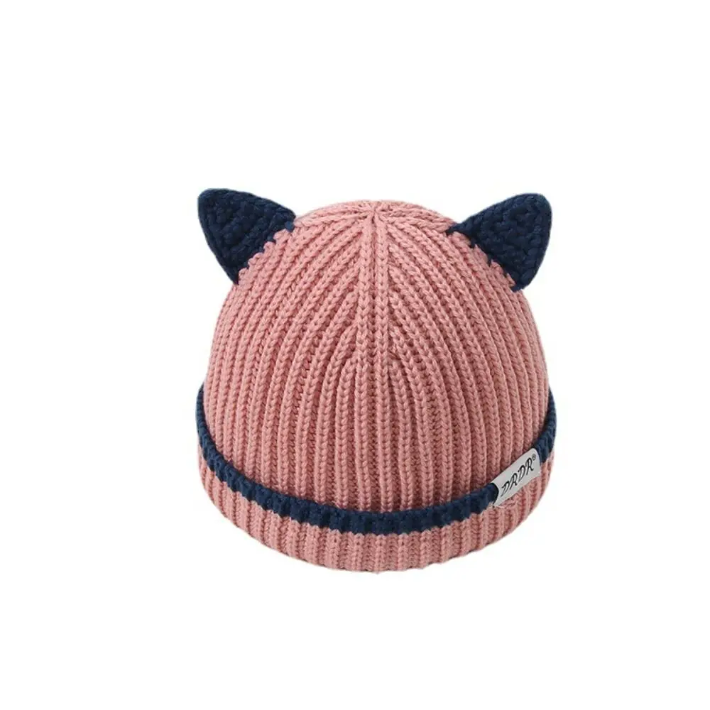 

Cartoon Baby Beanie Winter Knitted Thicken Kids Hats Ear Protection Warm Baby Corchet Cap Boys Girls