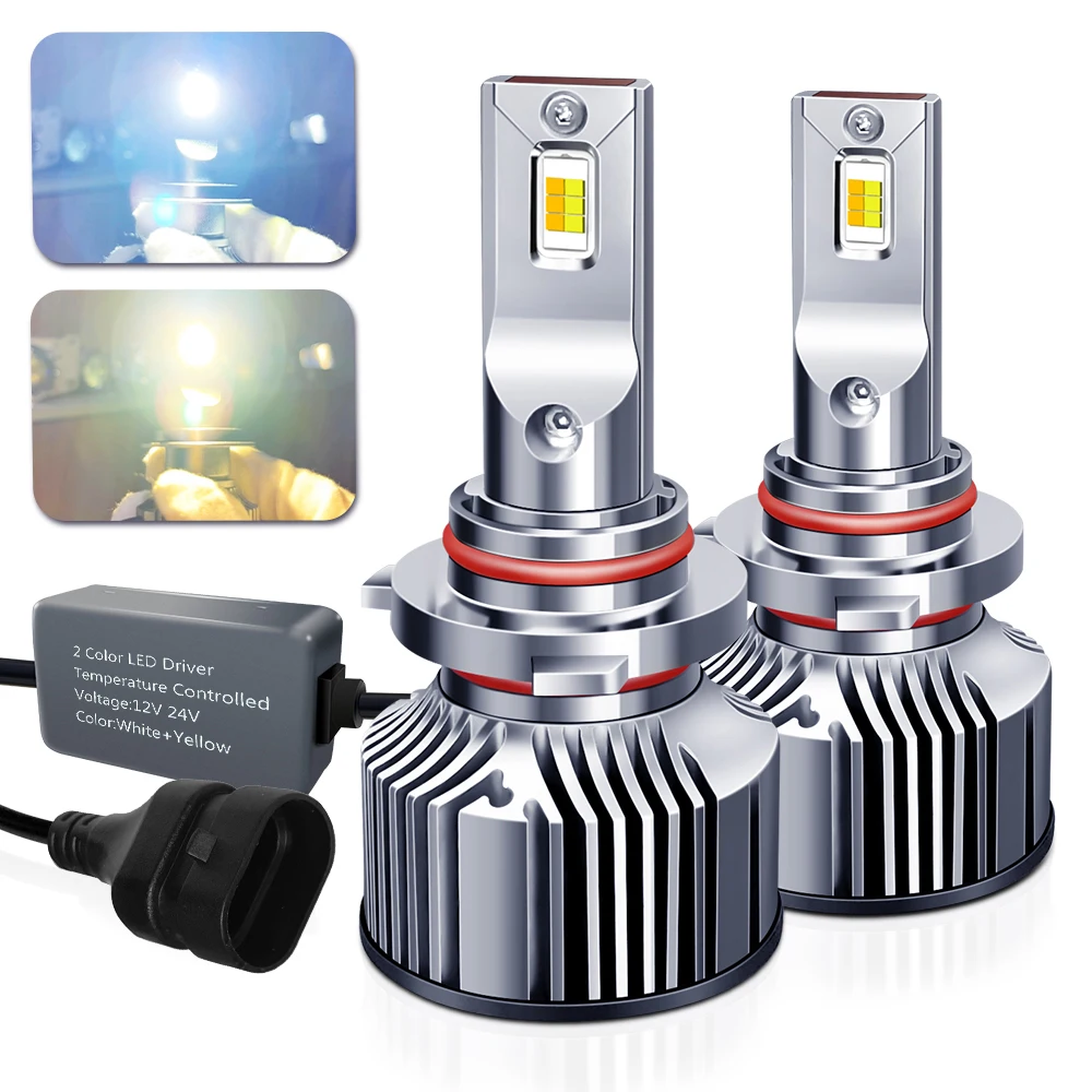 

Car Headlight Bulbs 3800k 6500k Dual-Color H1 H7 HB3 HB4 H8 H9 H11 Hir2 H18 H4/9005 9006 9012 9003 - 3570 for Fog Lights, Hi Lo