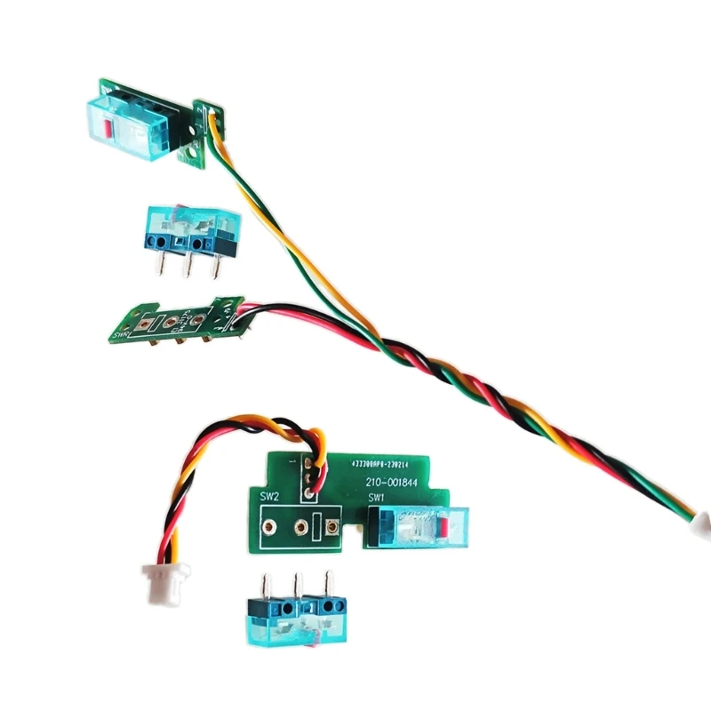 Placa Botão Microinterruptor Mouse Módulo Botão Troca Quente para Mouse Jogos G304 G305 com Silenciosos