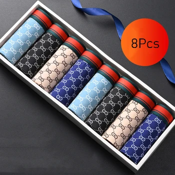 8 pz/lotto biancheria intima da uomo bel cartone animato uomo pugili sexy traspirante uomo stampato mutande slip boxer taglia più grande 1