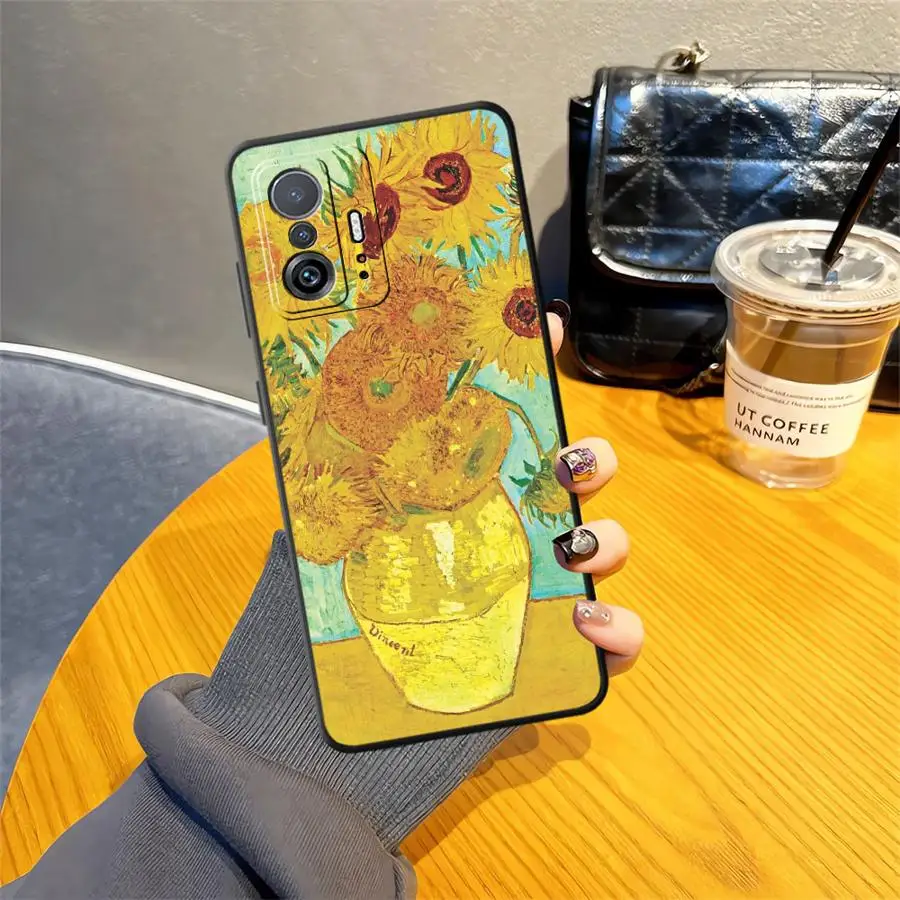 Van Gogh Sunflowers Art Phone Cover Case