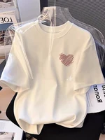 plus Size Women's Cotton T-irt ort Sve Loose Fit Casual Sle Printed Summer Top for Plump Ladies Micro plus Size