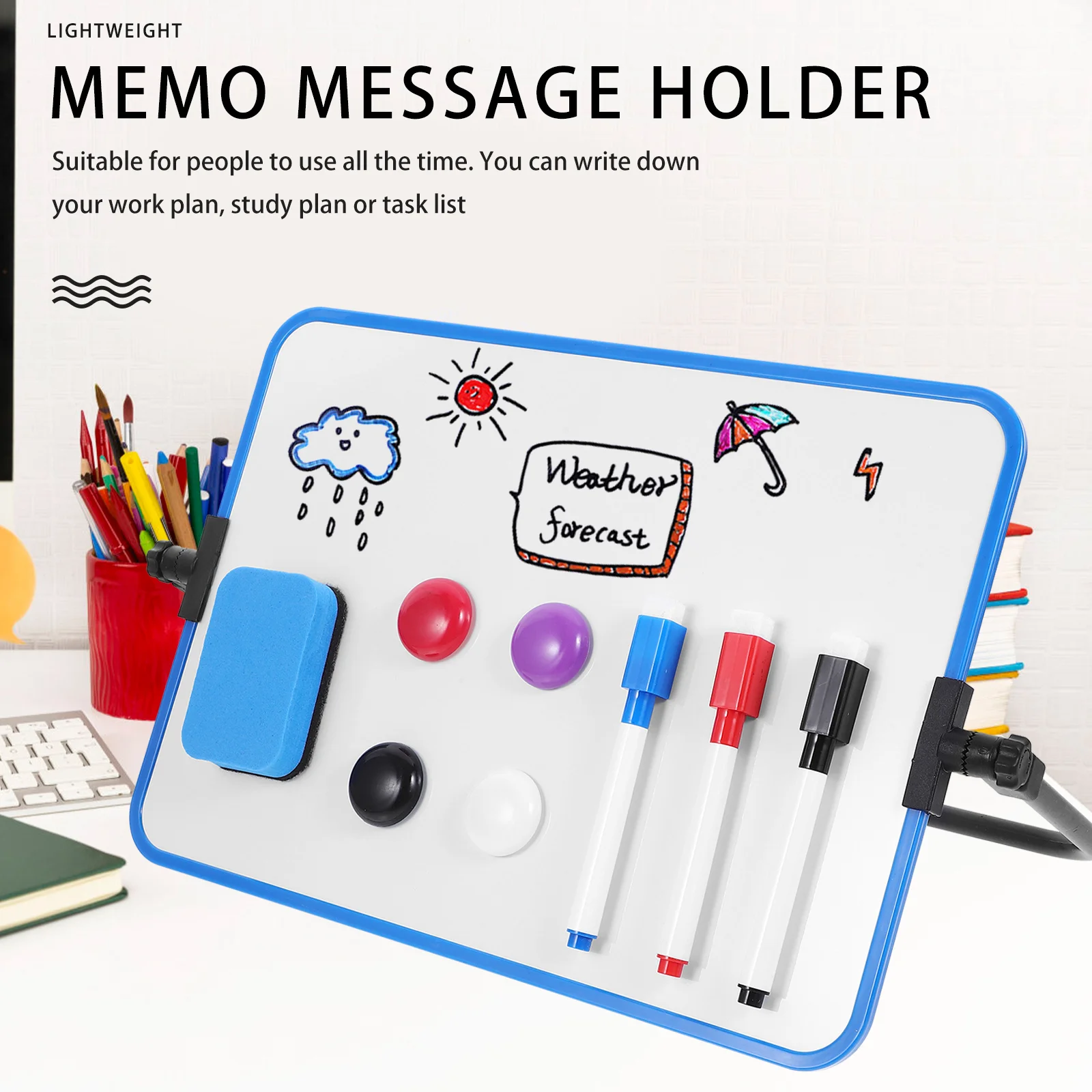 Small Double-Sided Magnetic Whiteboard Dry Erase Portable Calendar Office Note Message Stand Easel Writing Tablet dry erase whiteboard,magnetic whiteboard,magnetic dry erase board