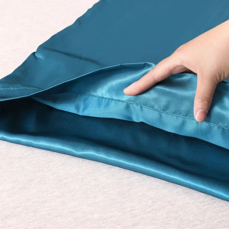 Luxurious 100% Satin Silk Body Pillowcase - Solid Color