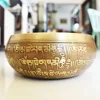 12CM Nepal Handmade Singing Bowls Set, Buddha Mantra Design, Tibetan Sound Bowl for Yoga and Meditation 3