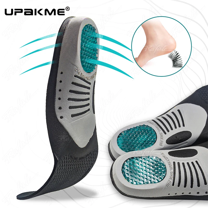 

Upgrade Orthotic Gel Insoles Orthopedic Flat Foot Health Sole Pad For Shoes Insert Arch Support Pad For Plantar Fasciitis Unisex