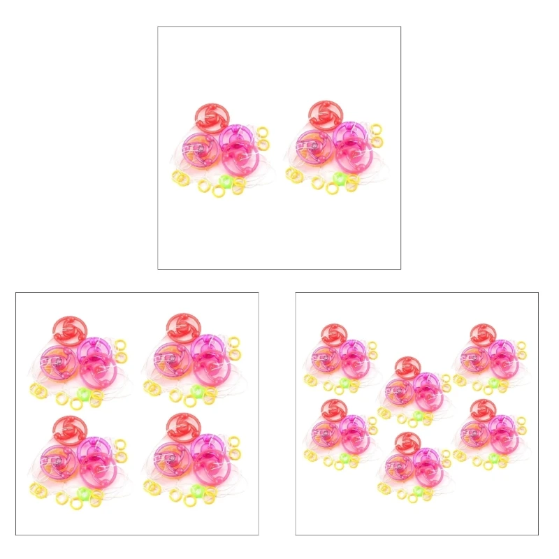 

Детская игрушка на кончик пальца, набор мигающих колес, детская игрушка-мешок