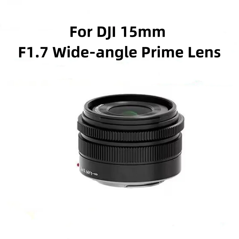 New for DJI 15mm F1.7 Wide-angle Prime Lens For Panasonic M4/3