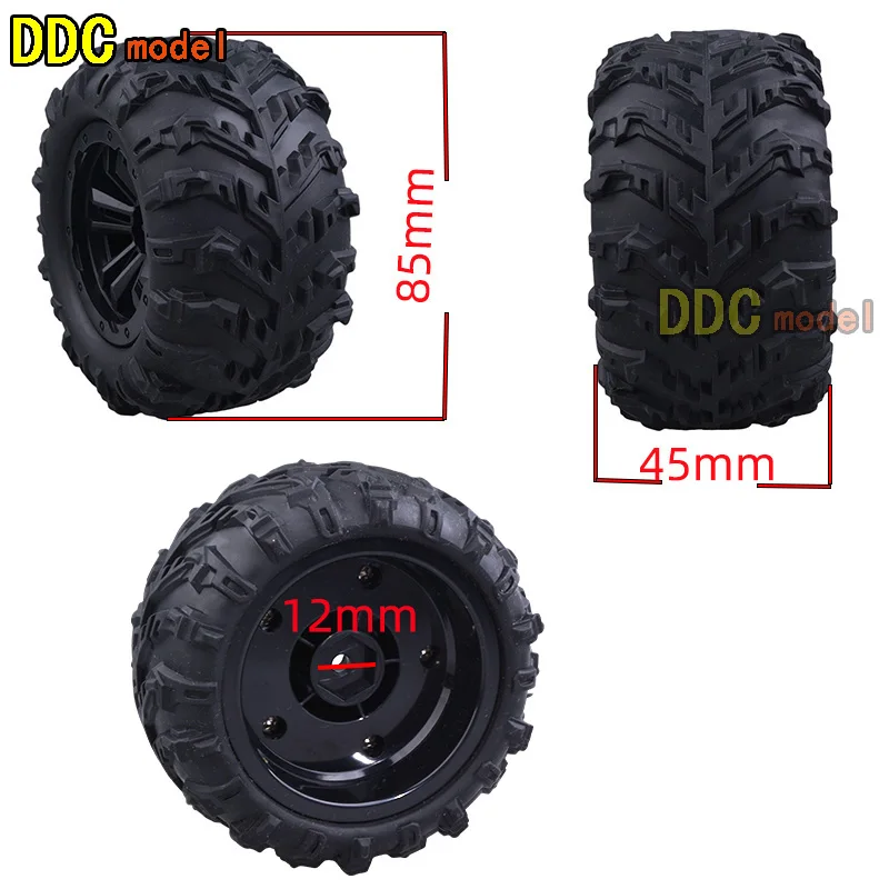Pneus de roue RC pour SCY 1/16 16101 16102 - Lot de 2 ou 4